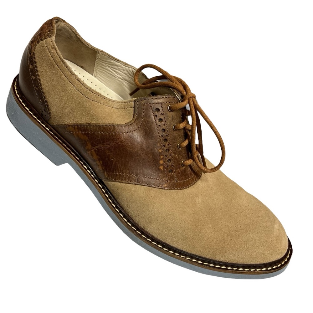 Cole Haan Men’s Two Tone Leather Saddle Oxfords Shoes Size 9.5